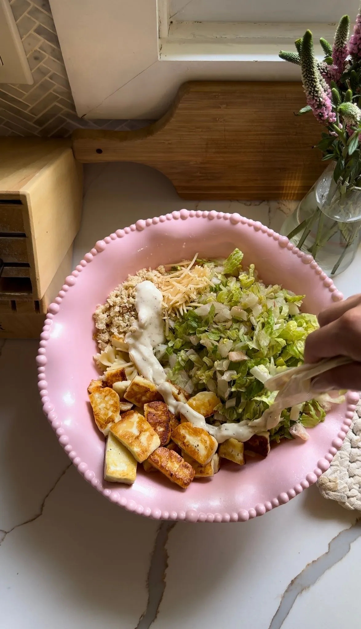 Pasta Caesar Salad
