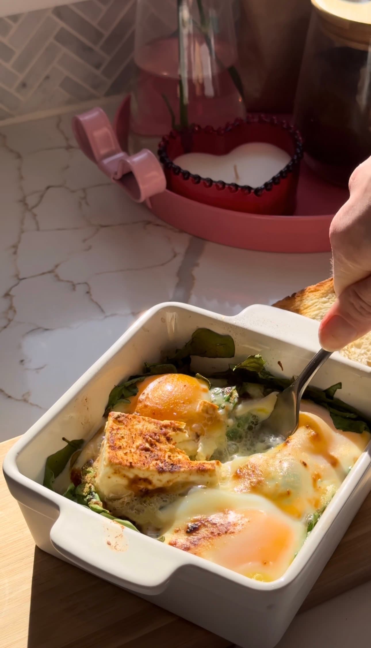 Feta Egg Bake