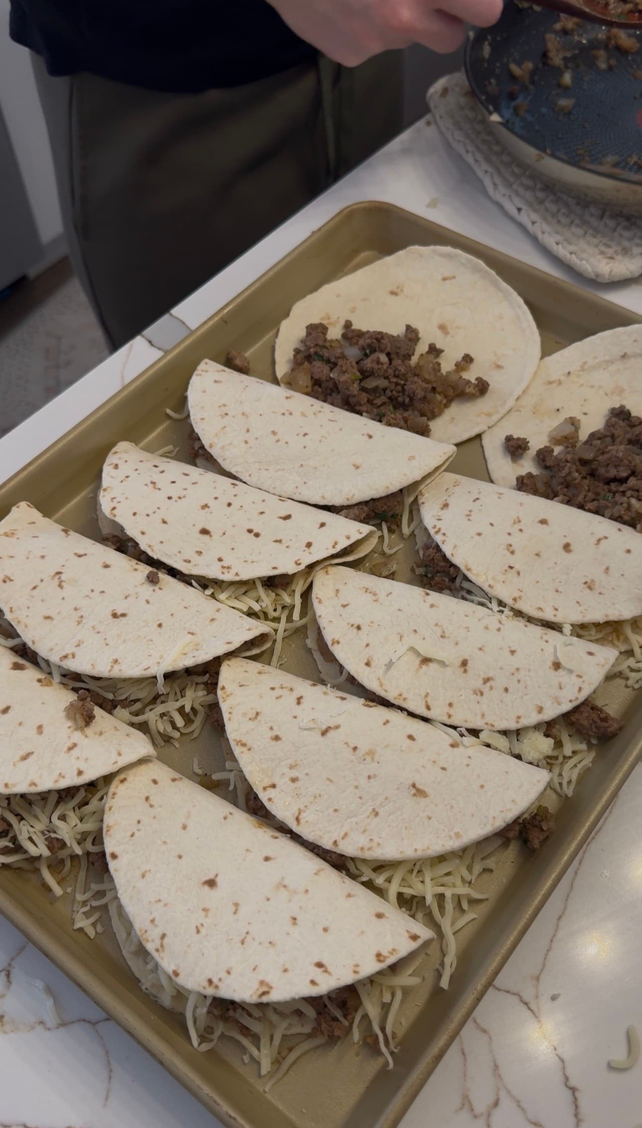 Crispy Beef Tacos with Yoghurt Lime Dressing