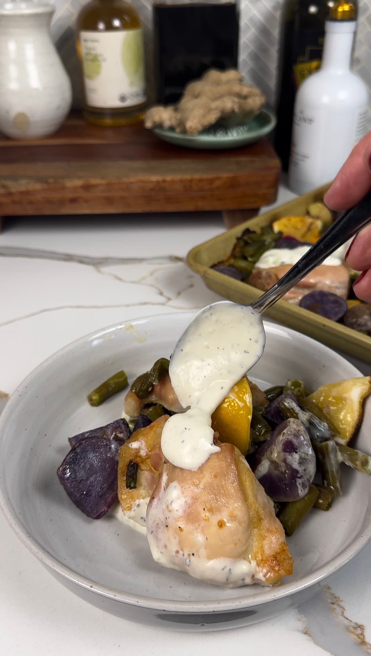 One Pan Greek Lemon Chicken and Potatoes