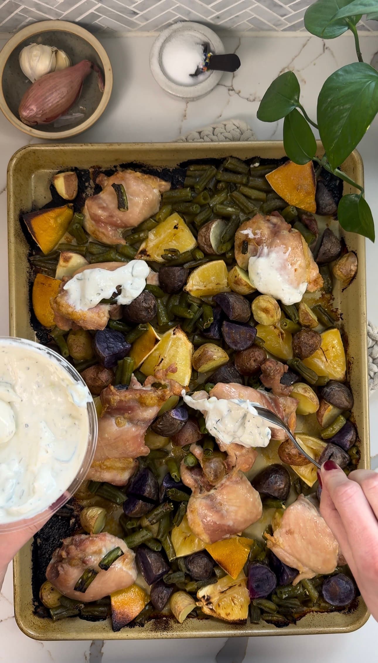 One Pan Greek Lemon Chicken and Potatoes