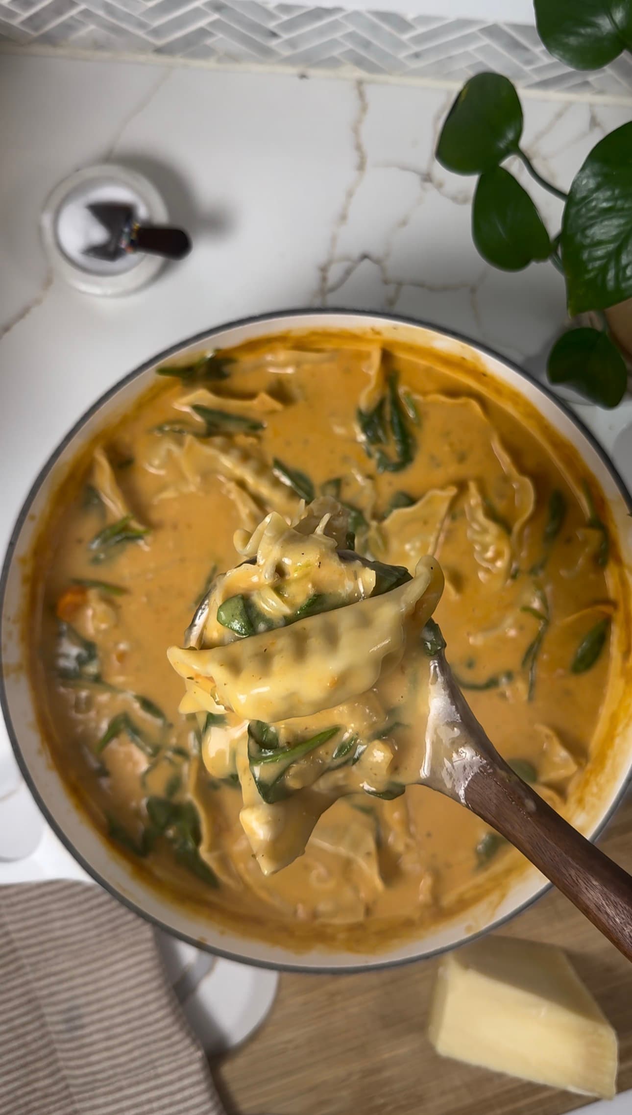 Creamy Dumpling Soup