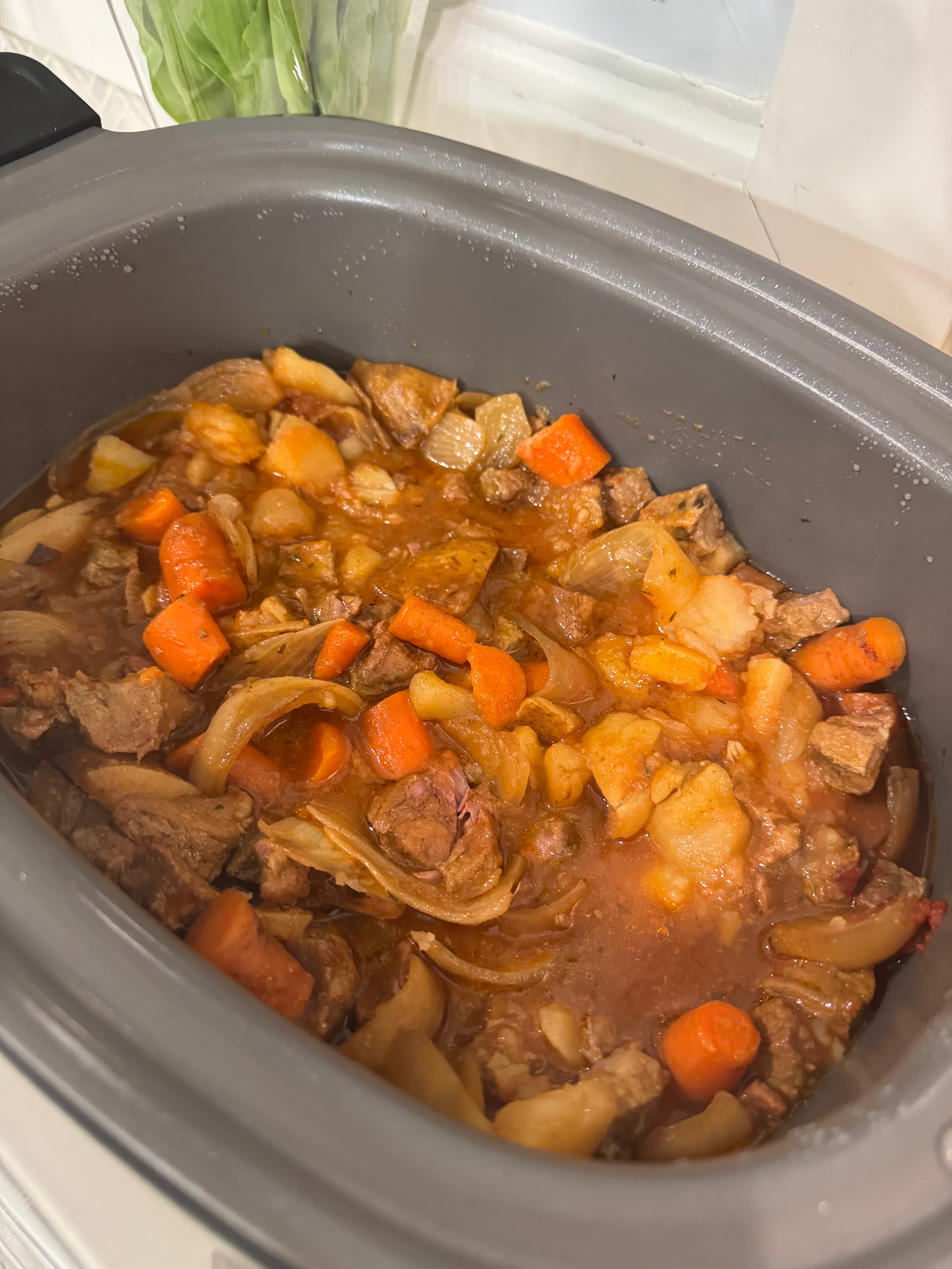 Slow Cooker Steak and Potatoes