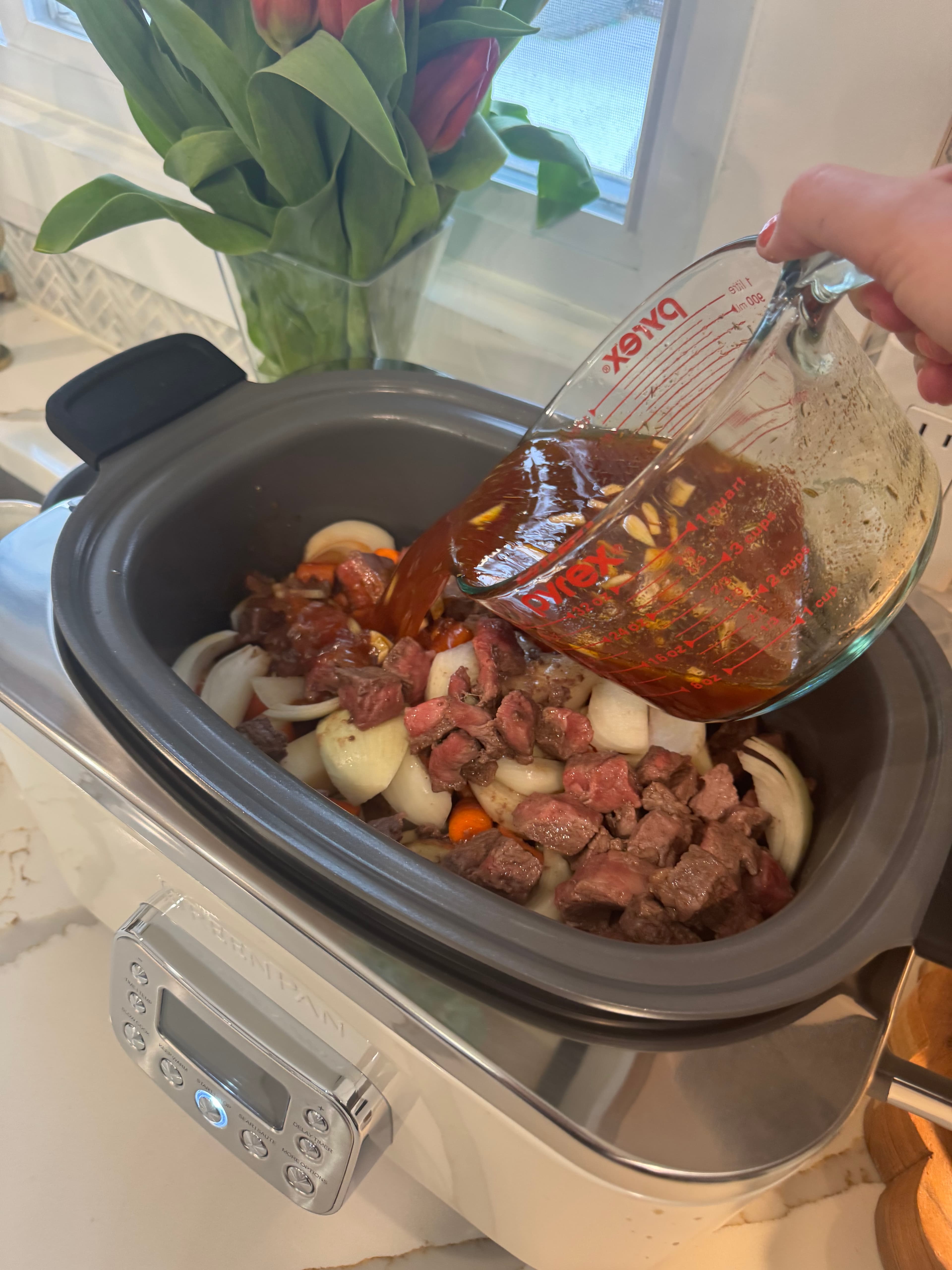 Slow Cooker Steak and Potatoes