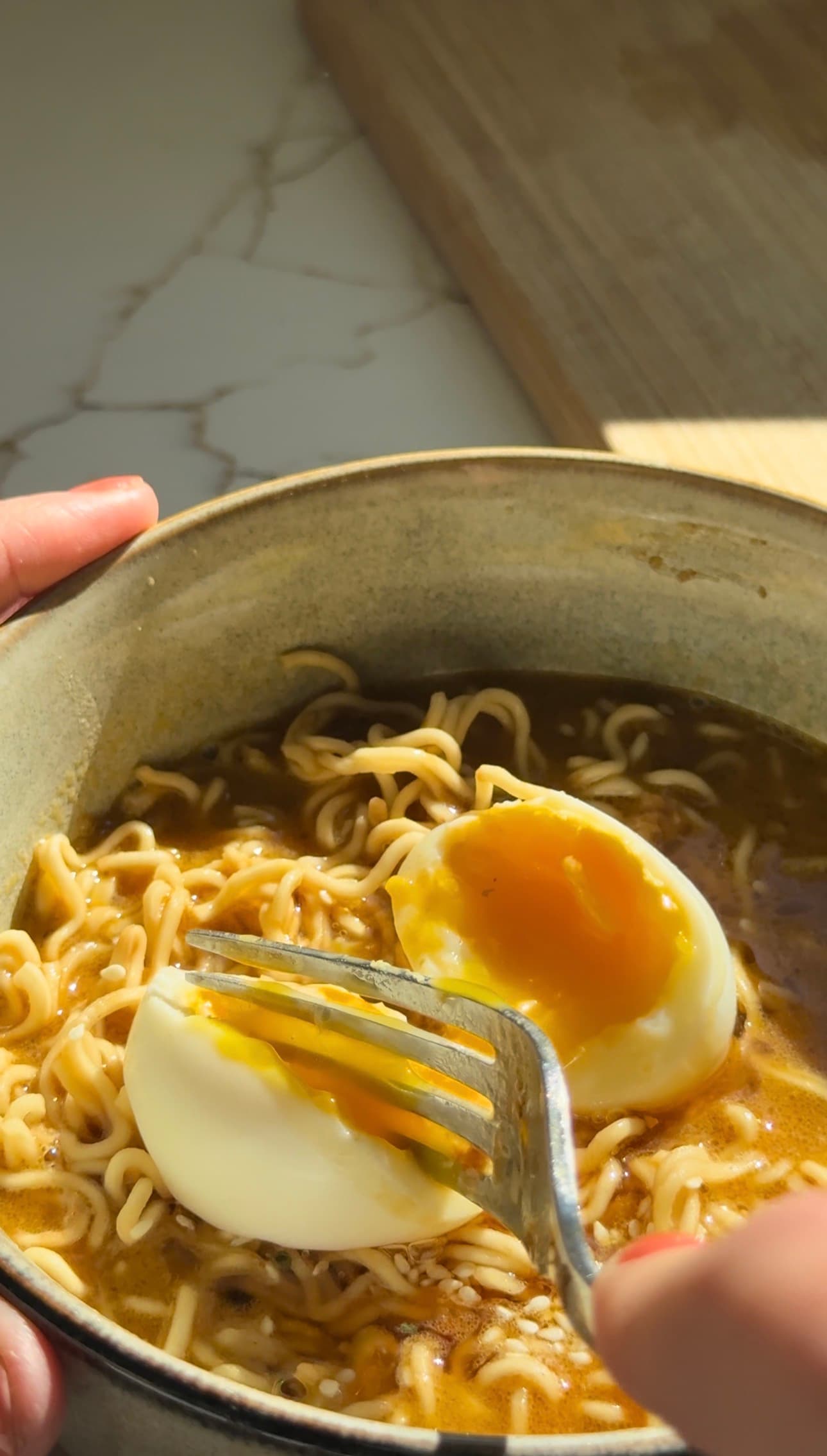 Glowed up Instant Ramen