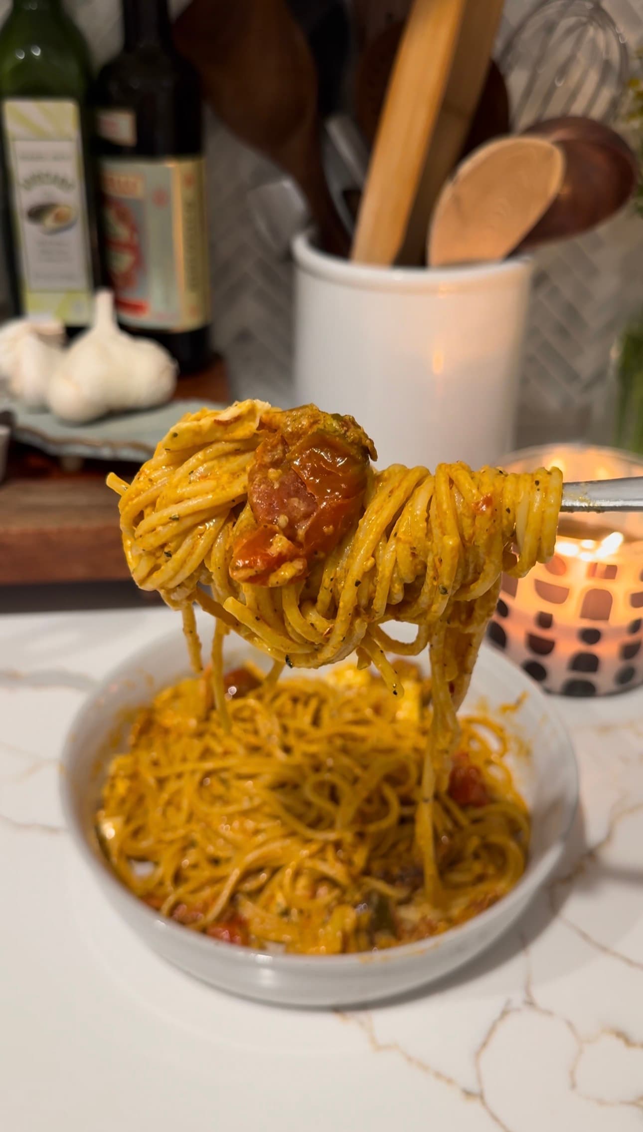 Sun dried tomato Pasta