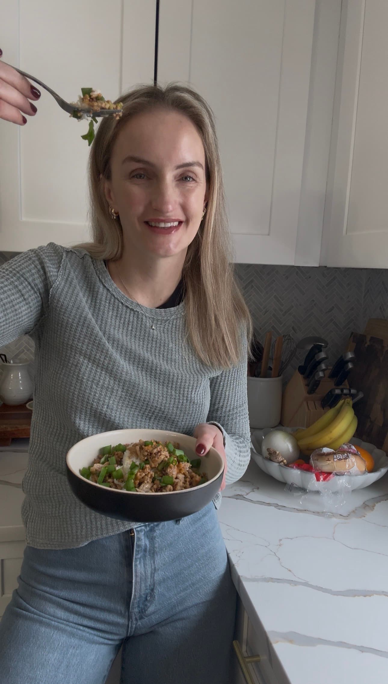 Peanut Butter Satay Turkey Bowls