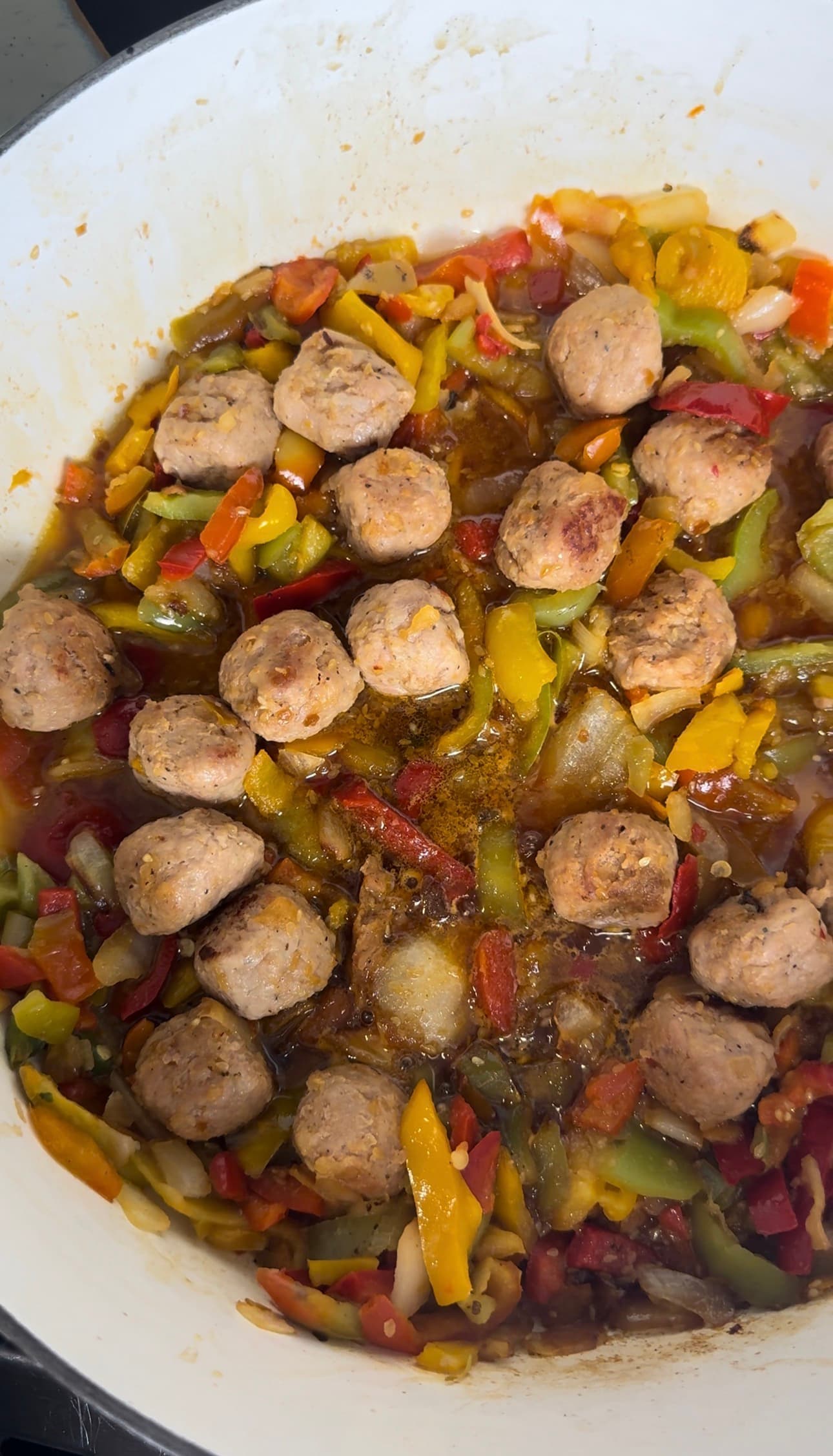 Pineapple Chicken Meatball Bowl