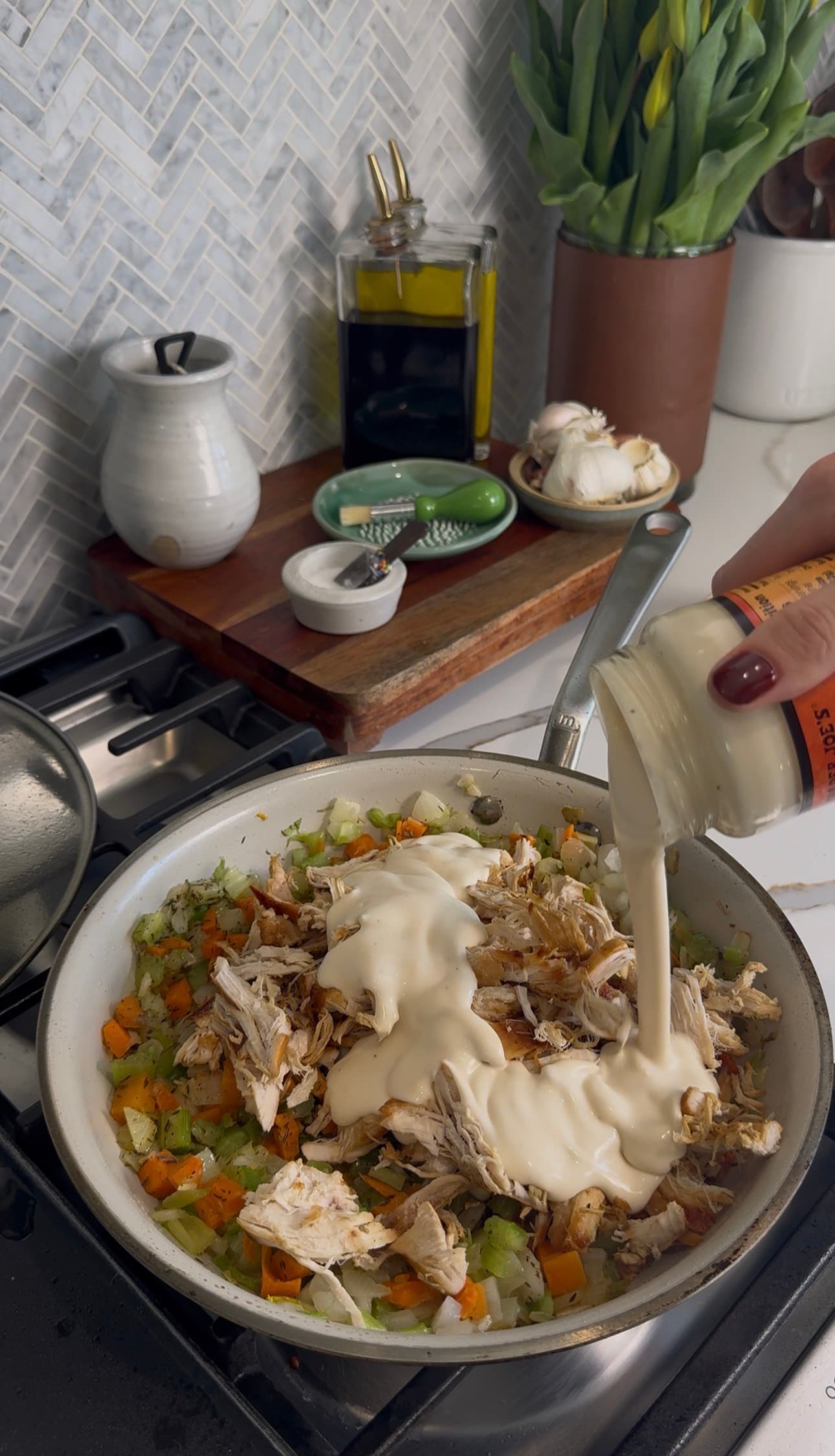 Crescent Roll Chicken Pot Pie