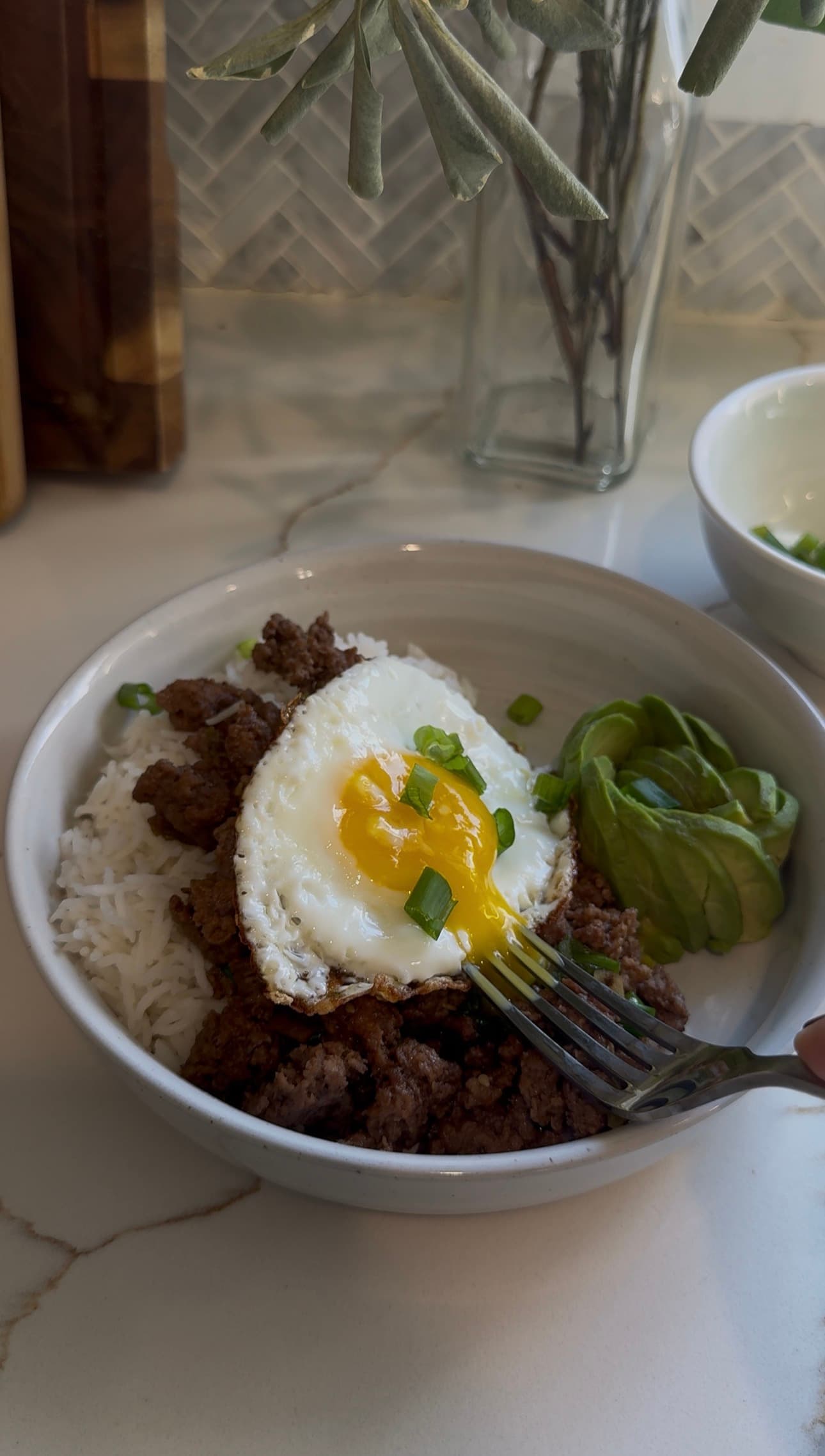 Soyaki beef bowl