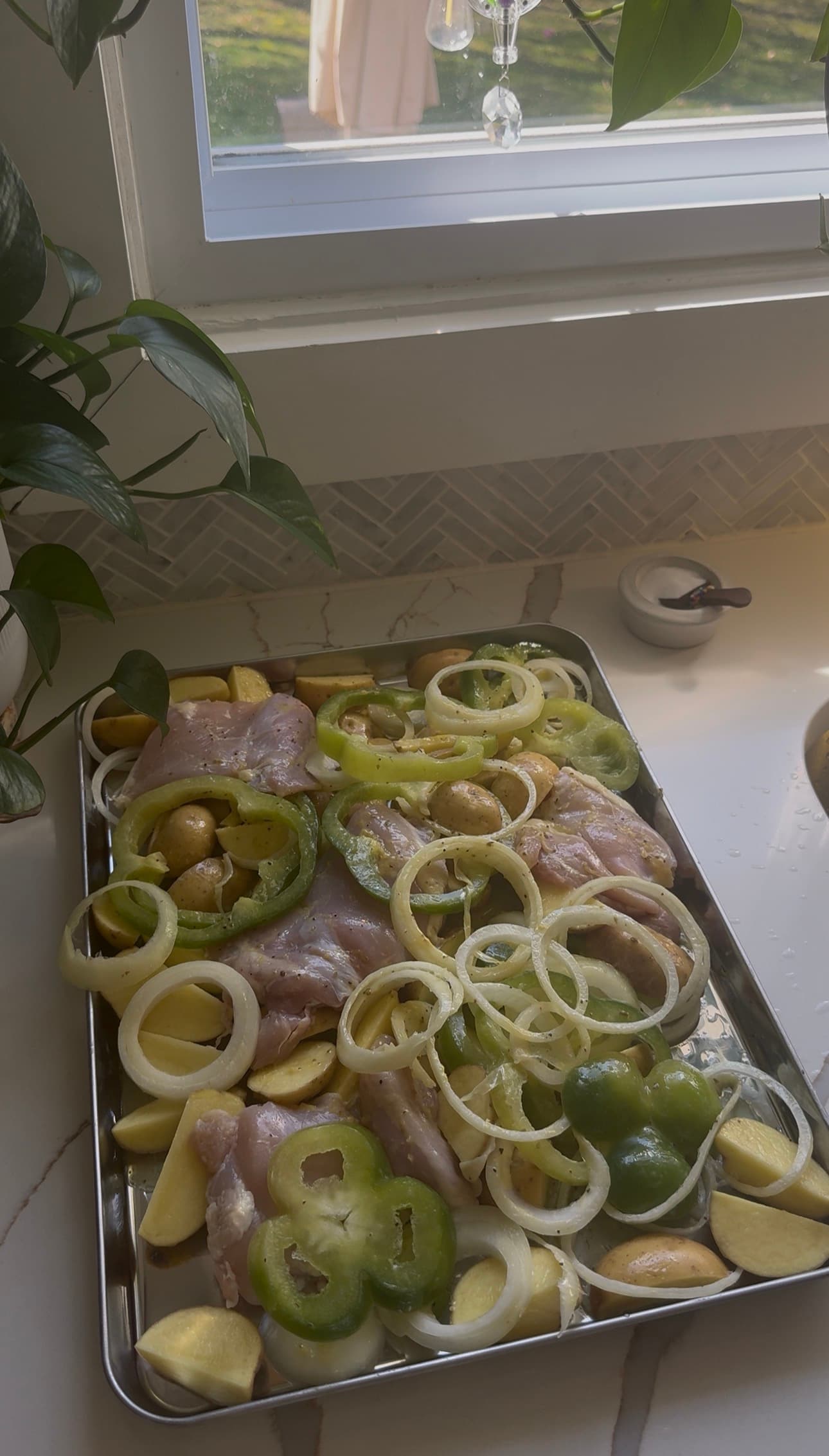 Lemon Butter Chicken Sheet Pan
