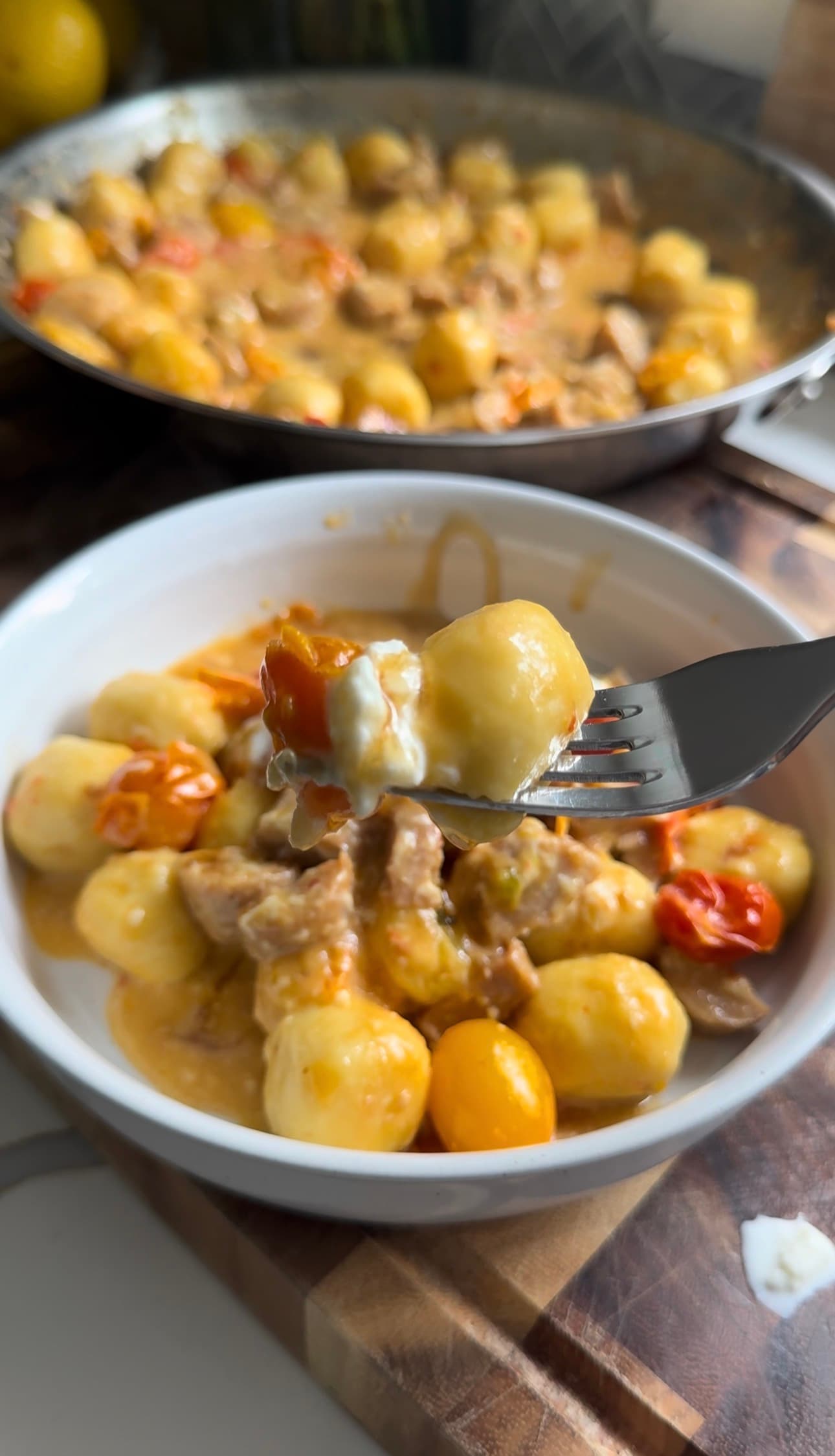Burrata Tomato Gnocchi