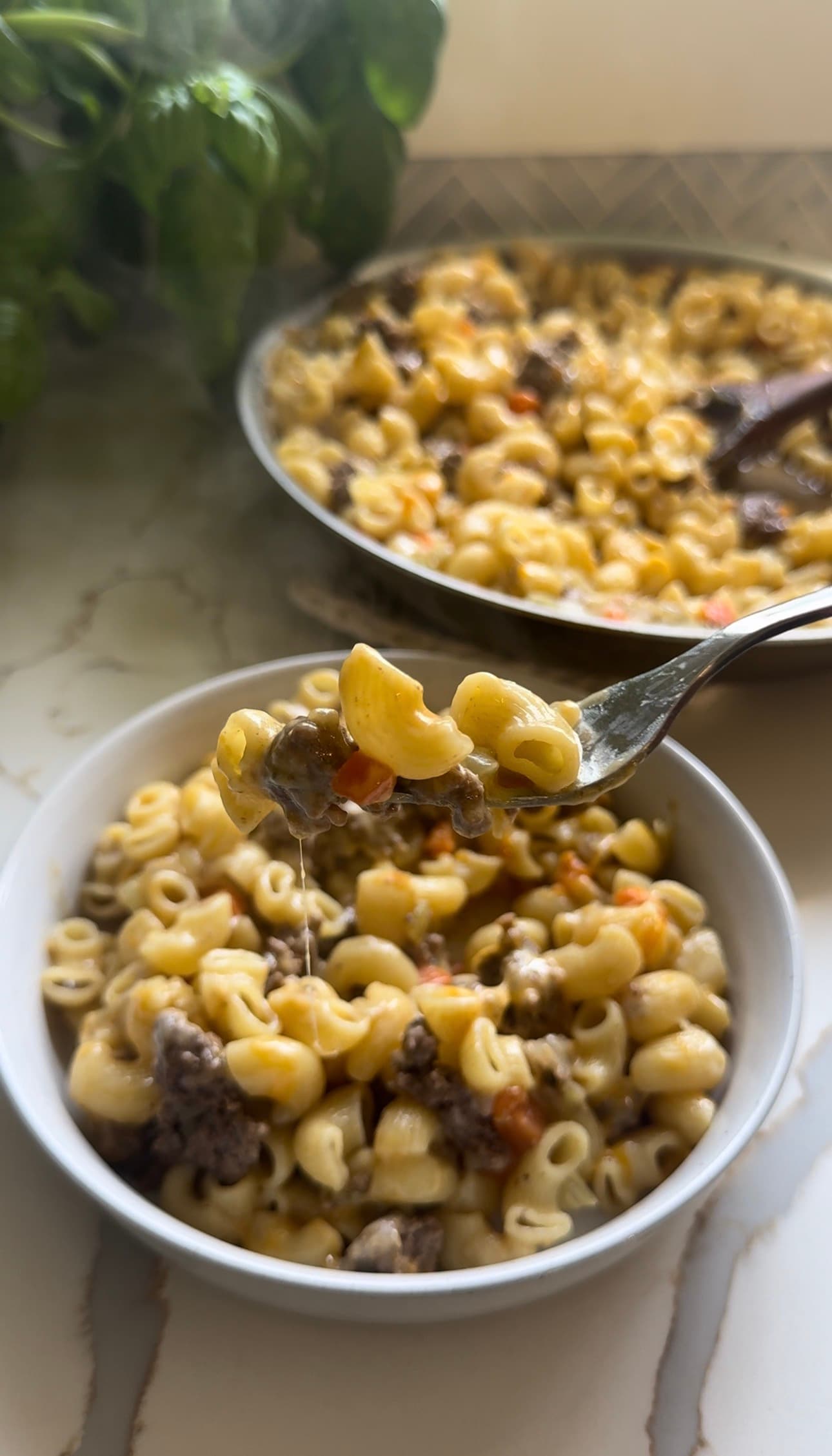 Cheeseburger pasta