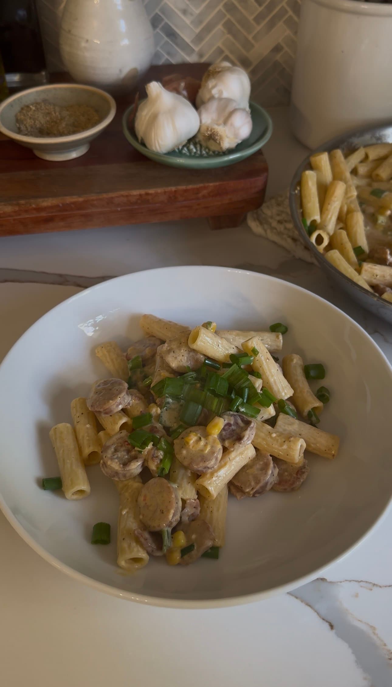 Creamy Elote Pasta