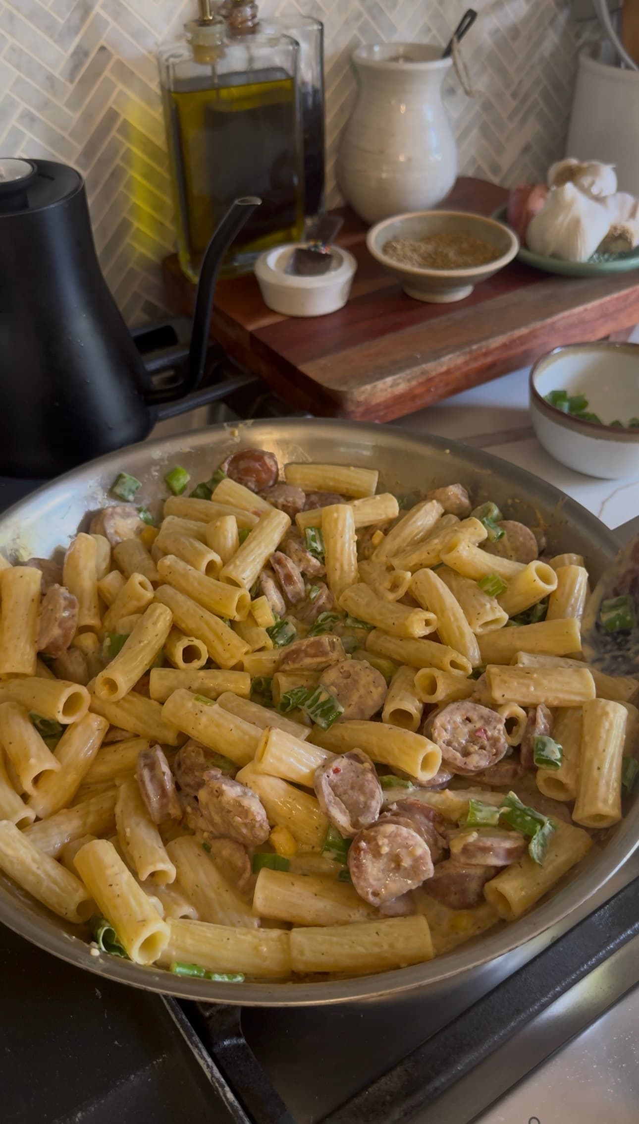 Creamy Elote Pasta