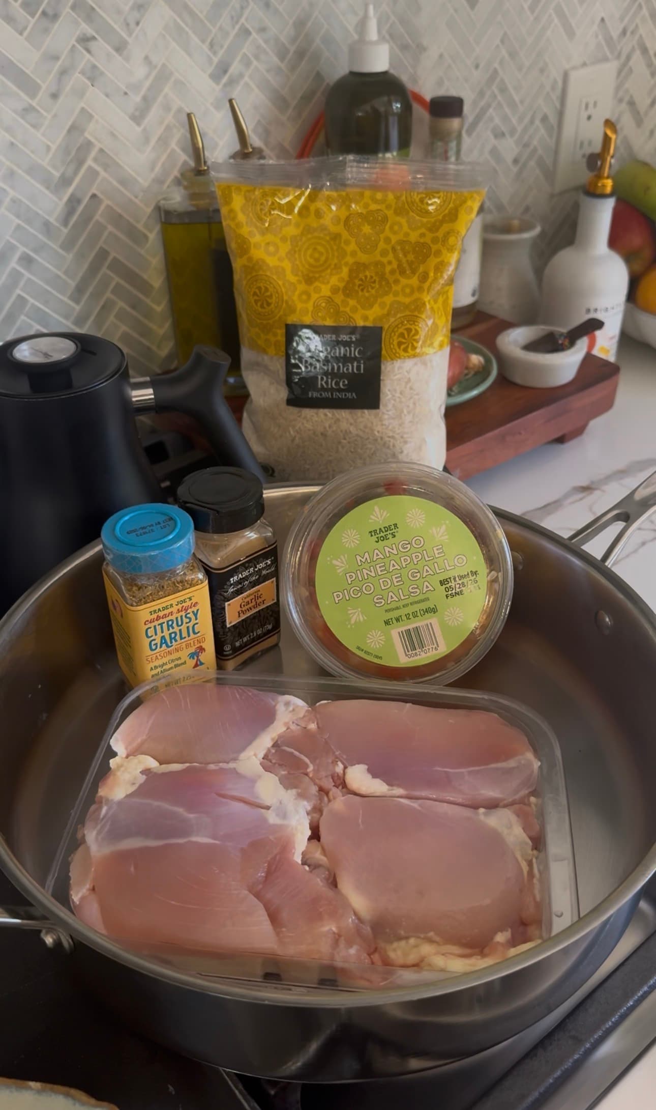 Citrusy Garlic Chicken and Rice