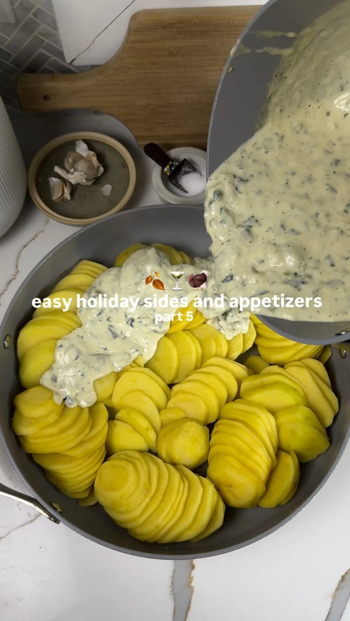 Artichoke and Spinach Potato Gratain