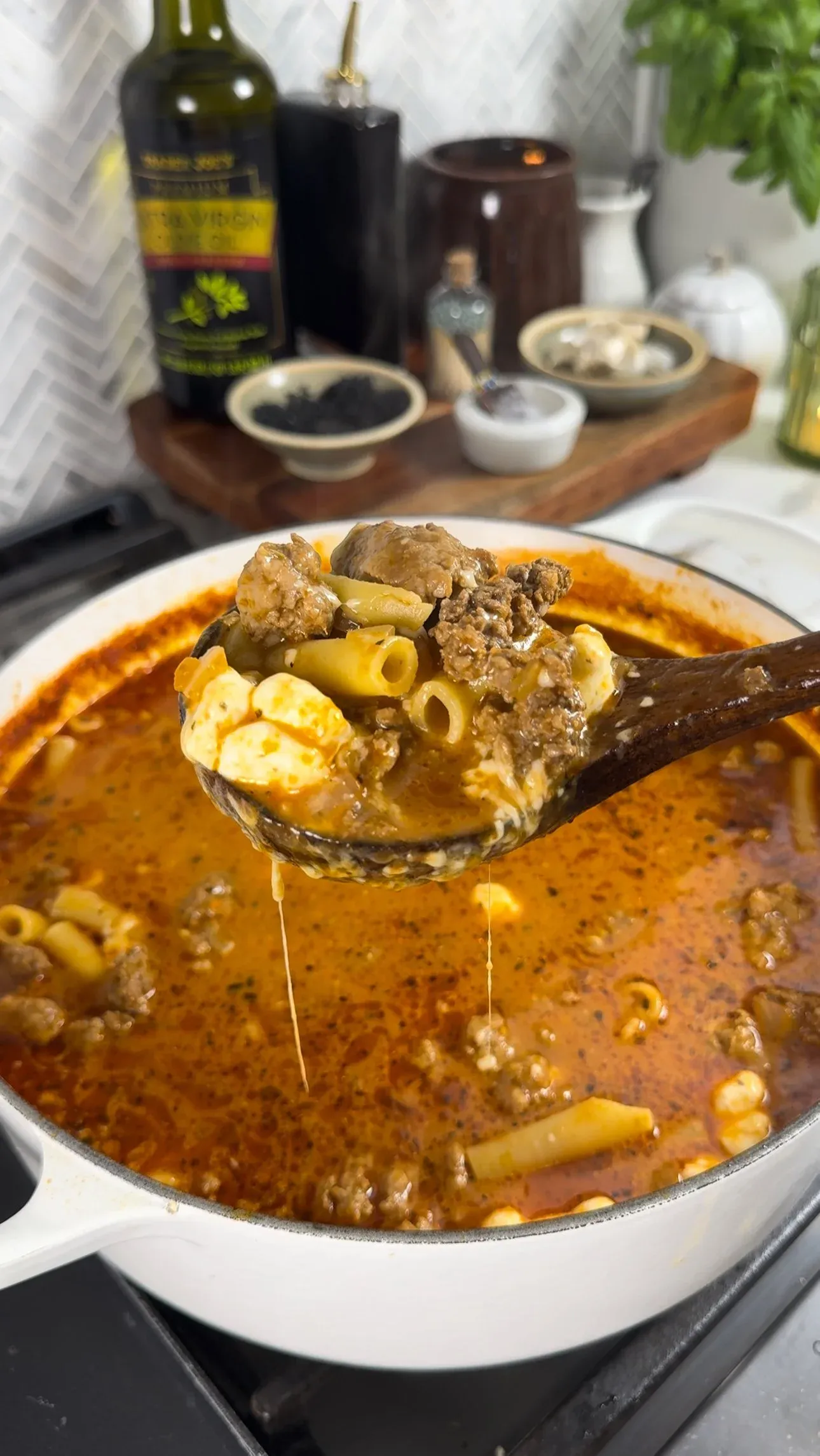 Baked Ziti Soup