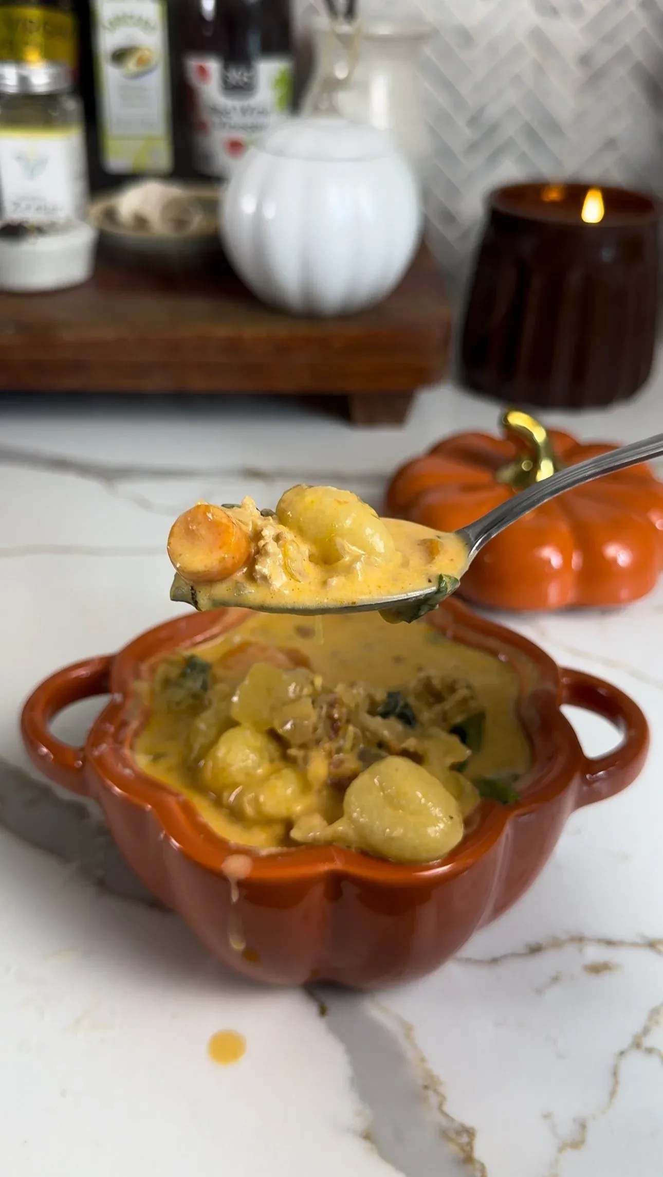Creamy Chicken and Gnocchi Soup