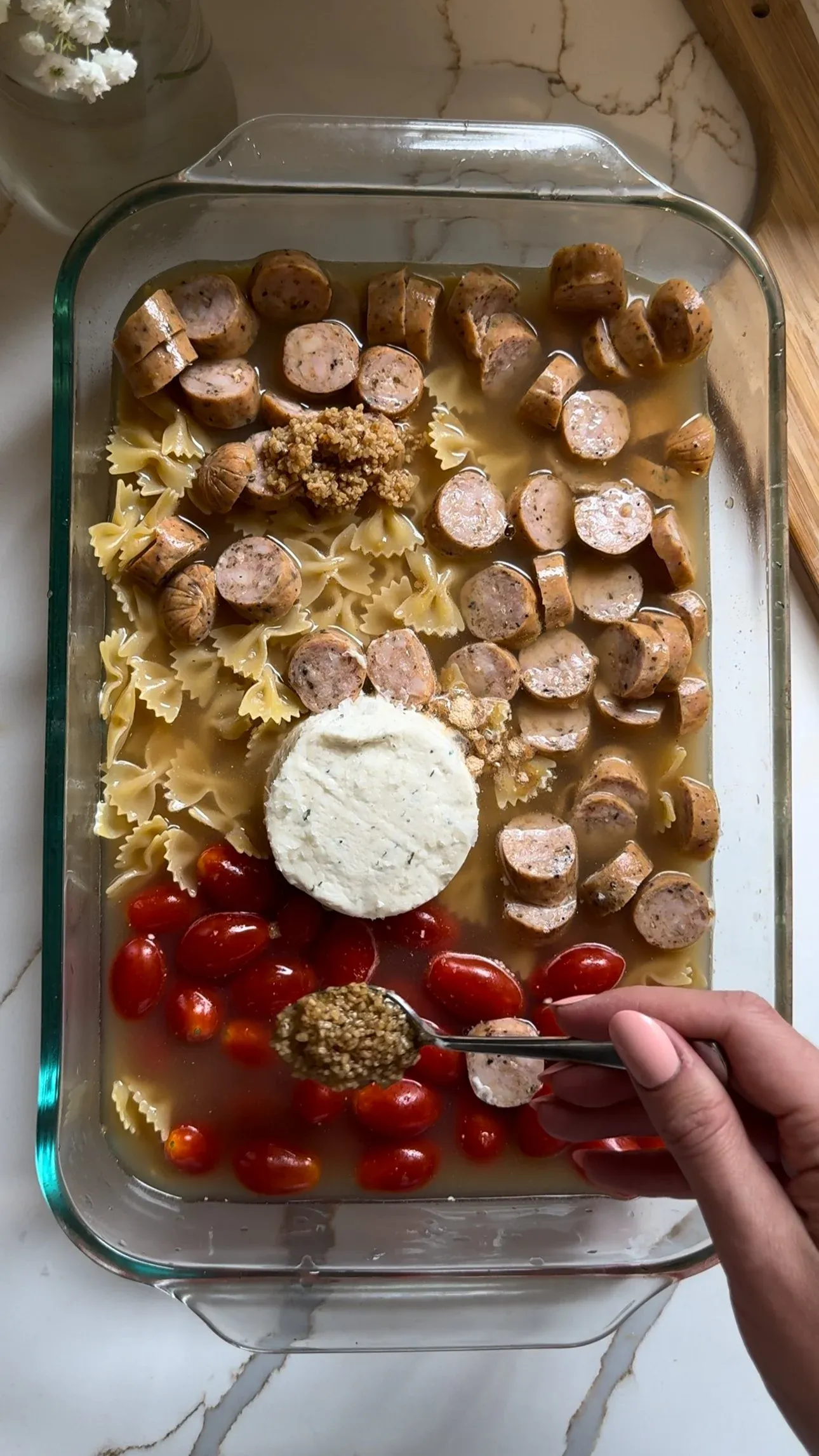 Pasta Chicken Sausage Bake