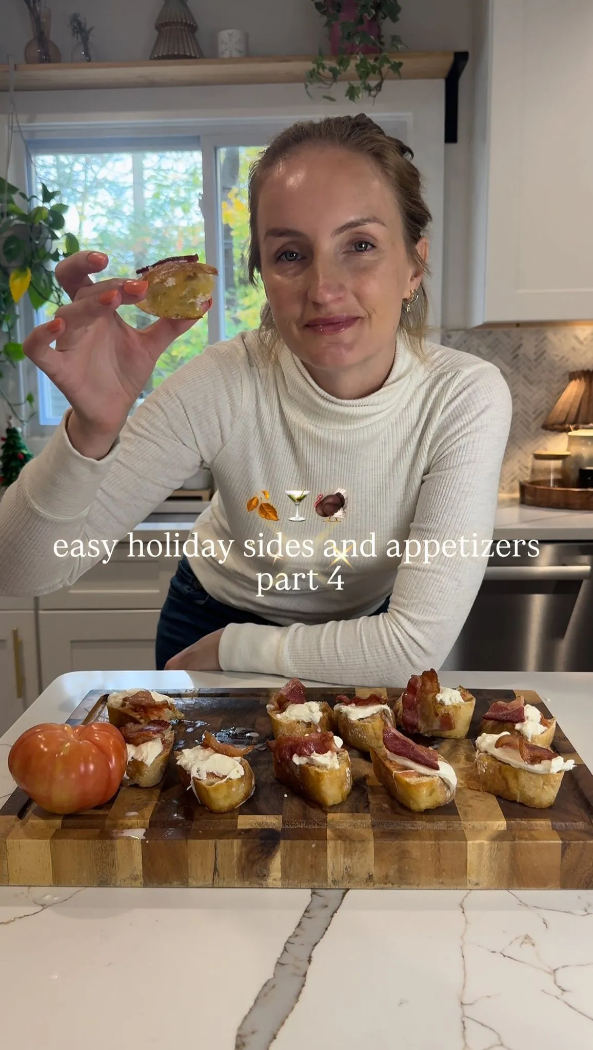 Tomato Burrata Toast Bites