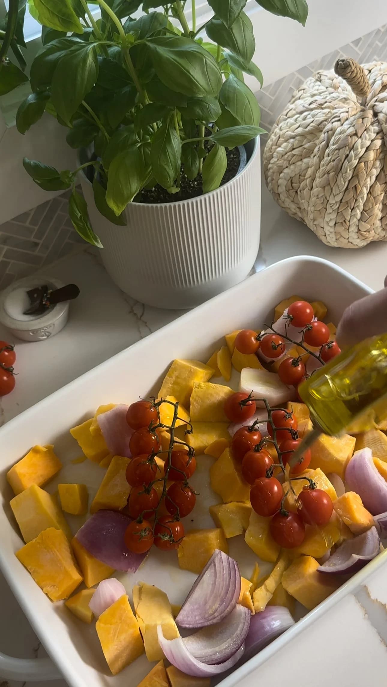Butternut Squash Salmon Spaghetti
