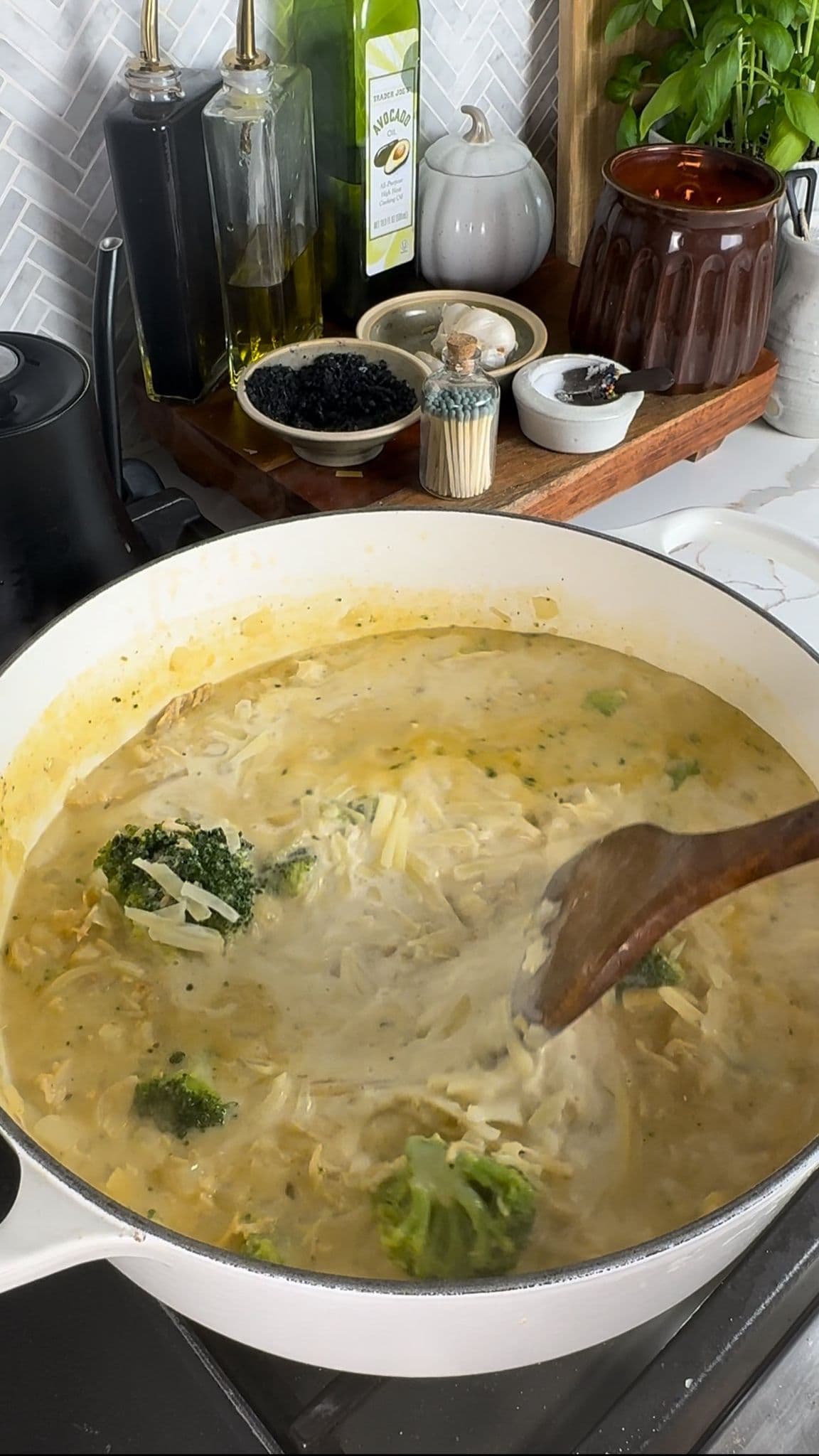 Fettuchine Alfredo Soup