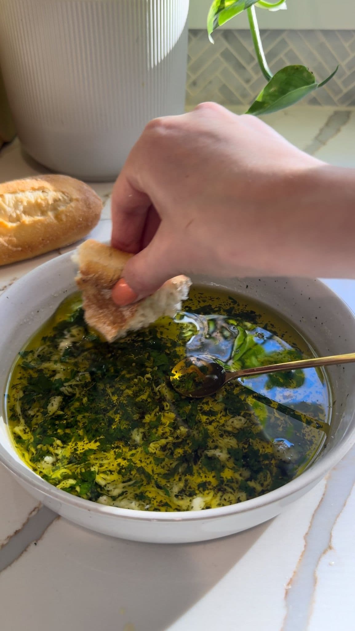 Hot Olive Oil Dip